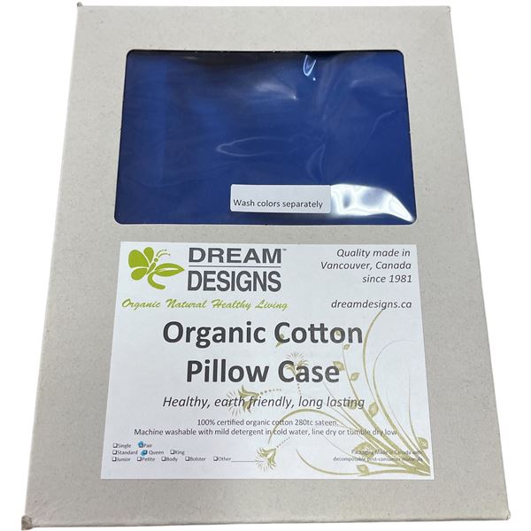 25-Pcs New Organic Cotton Pillow Case, 2-Bags Pillow Case, Midnight (Sizes and Types May Vary)