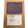 Image 1 : 12-Pcs New Organic Cotton Fitted Sheet, 2-Bag Pillow Case, Violet (Primarily Twin, Double)- Sizes an