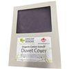 Image 1 : 10-Pcs New Organic Cotton Duvet Cover, Violet (Primarily King)- Sizes and Types May Vary)