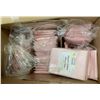 Image 2 : 9-Pcs New Natural Cotton Pillow Case, Box of Pillow Case, Pink (Sizes and Types May Vary)