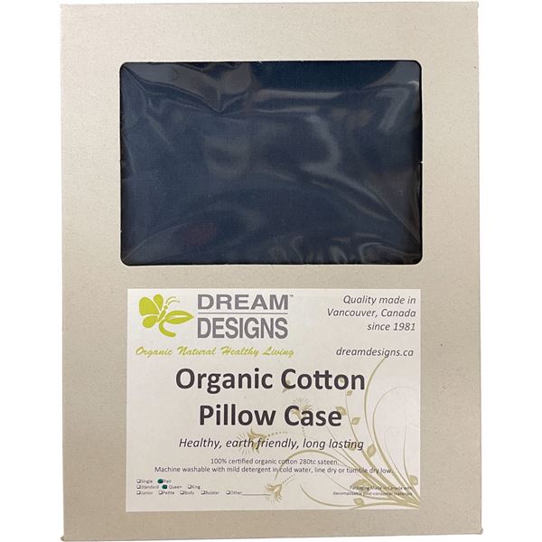 15-Pcs New Organic Cotton Pillow Case, Box of Pillow Case, Dark Blue (Sizes and Types May Vary)