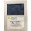 Image 1 : 15-Pcs New Organic Cotton Pillow Case, Box of Pillow Case, Dark Blue (Sizes and Types May Vary)