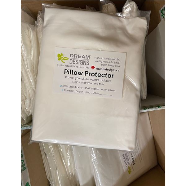 2-Boxes of New Assorted Pillow Protector, White (Standard - Sizes and Types May Vary)