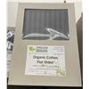 Image 2 : Group of New Organic Cotton Bed Sheet, Cover Pillow Case, Striped Charcoal (Sizes and Types May Vary