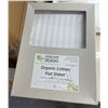 Image 3 : 26-Boxes New Organic Cotton Flat Sheet (Colour, Sizes and Types May Vary)