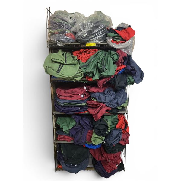 Metal Shelf & Content - includes Assorted Yoga Cushions Colors & Shapes (Must take All, included the