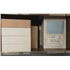 Image 4 : Organic Cotton 280tc Sateen, Light Blue, Flat Sheets - approx. 14 pcs /  Various Sizes:  King (x4) /