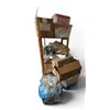 Image 2 : Shelf Lot & Content - includes Assorted Fabrics, Duvet Covers, Masks & More. Must Take All, included