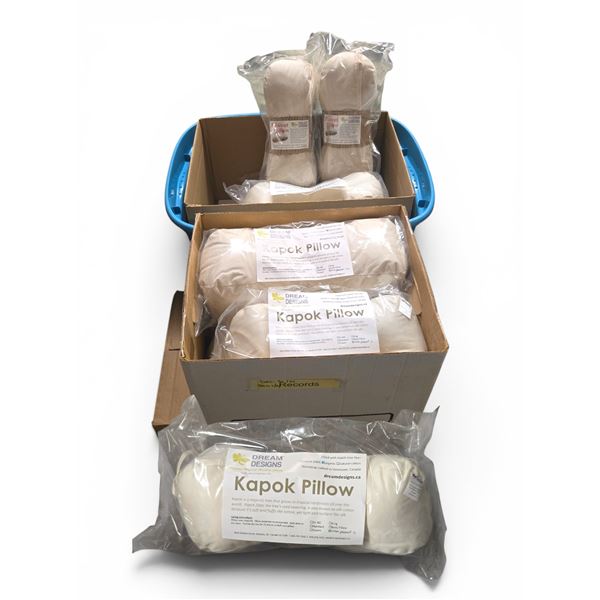 100% Organic Kapok Pillows - approx. 12 pcs