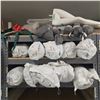Image 2 : Large Group of Assorted Fabric Rolls - Between 80 to 130 Meters per Roll. Assorted Sizes, patterns, 