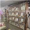 Image 1 : Lot of 3 Shelves - includes compartments shelf (8ft x 8ft x 23")/7-Tier Wooden shelf (2ft x 64") & P
