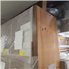 Image 2 : Lot of 3 Shelves - includes compartments shelf (8ft x 8ft x 23")/7-Tier Wooden shelf (2ft x 64") & P