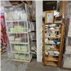 Image 3 : Lot of 3 Shelves - includes compartments shelf (8ft x 8ft x 23")/7-Tier Wooden shelf (2ft x 64") & P
