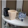 Image 2 : Group of 2 Corner Shelves & Cleaning Supplies - includes contents