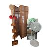 Image 1 : Décor Lot - includes Rattan Divider, Cushion Display Stand, Fan & Mirror