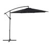 Image 2 : CorLiving 9.5ft Tilting Offset Patio Umbrella with Crank and Cross Base - RV: $140 - (Color Varies)