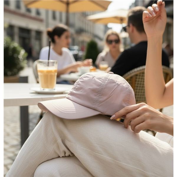 9-Pcs New Women's Water-repellent Caps - RV: $360 - Powder Pink