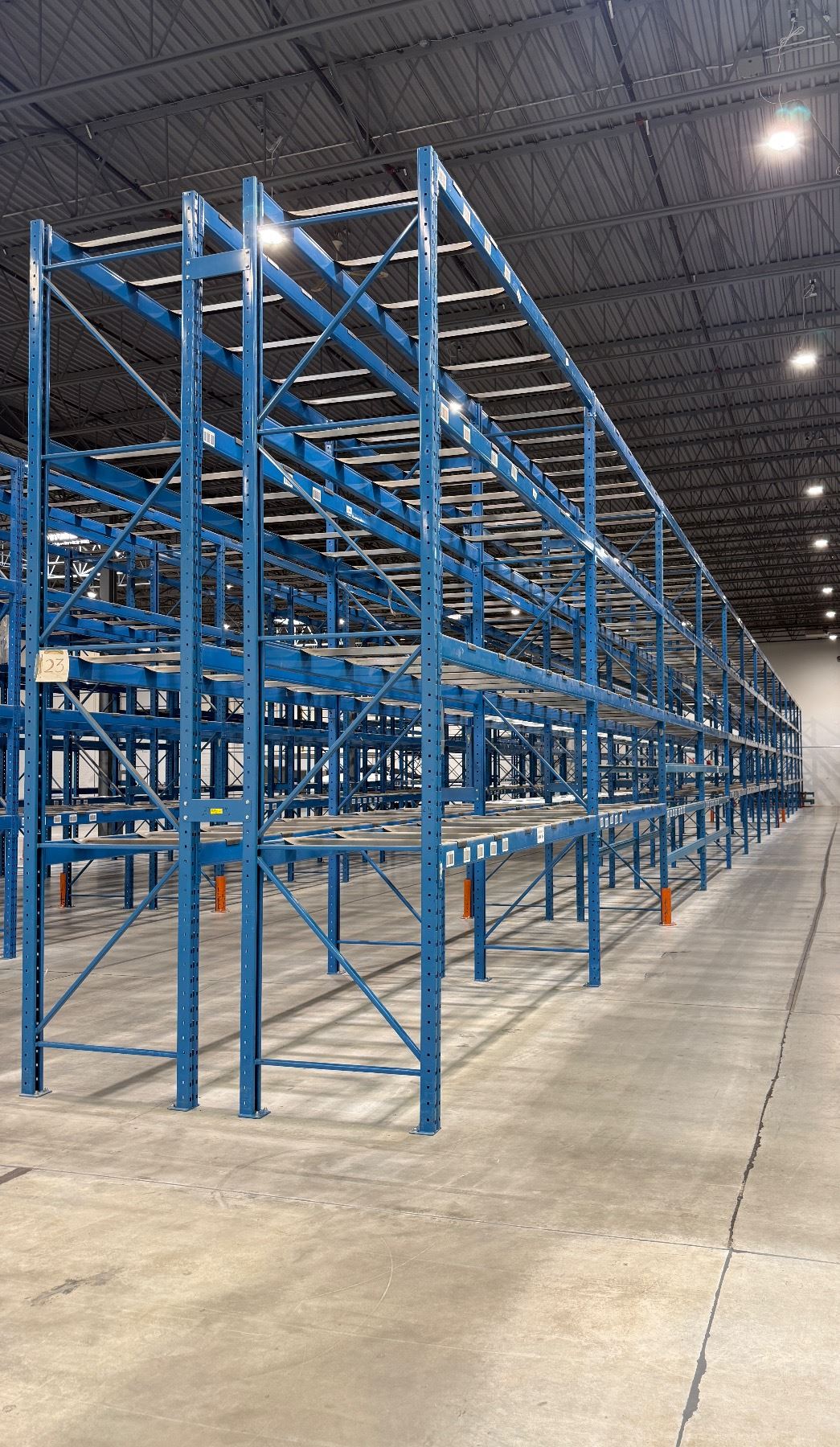 Dark Blue Active Racking Commercial Warehouse Blue Pallet Racking - Excellent Condition