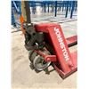 Image 3 : Johnston Red Manual Narrow Forks Pallet Jack - Good working condition