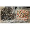 Image 4 : 9-Pcs New Assorted Patterned Tote Bags - RV: $180 - Black & Colorful, Approx. 9.5"x9.5" & 10.5"x8"