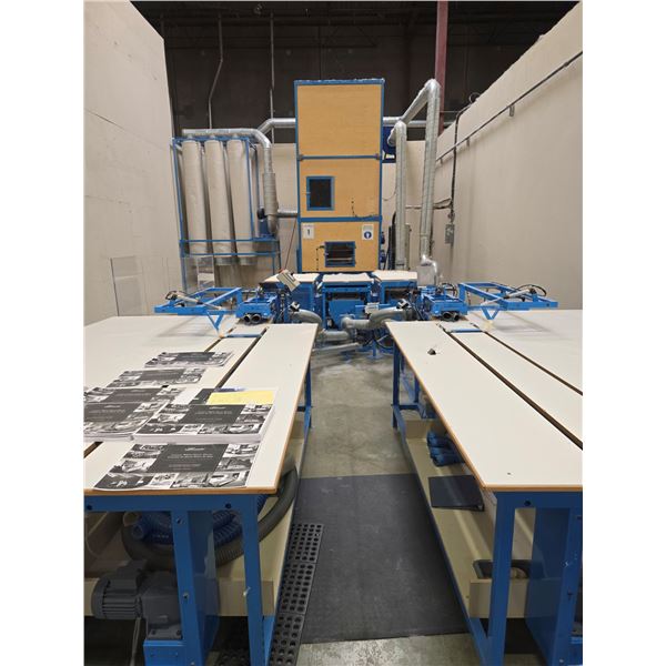 Pillow Filling, Or Duvet Filling Machine For Natural Fill Or Opened Fibres