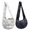 Image 2 : 5-Pcs New Minimalist Puffer Cloud Crossbody Bags - RV: $275 - Black & White 30" x 43"
