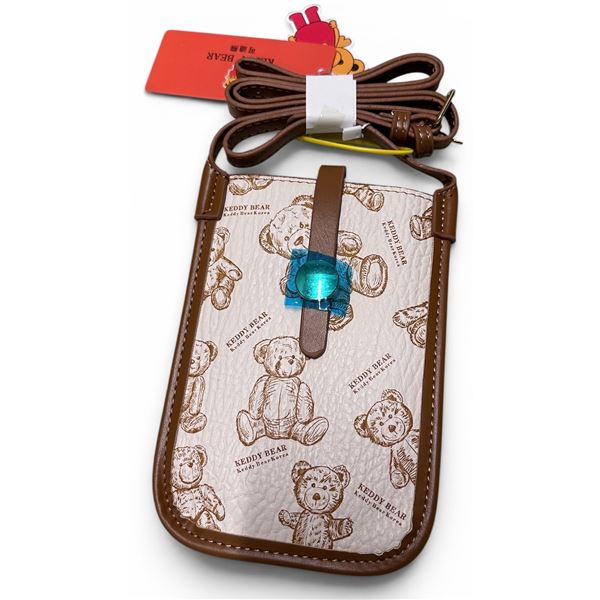 3-Pcs New Bear Phone Bags - RV: $180 - Assorted Colours and Pattern