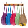 Image 1 : 12-Pcs New Reusable Cotton Mesh Bags - RV: $120 - Assorted Colours