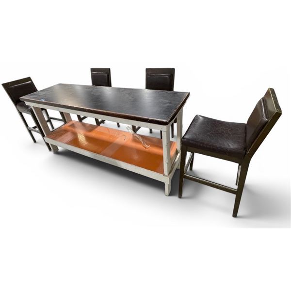 Wood Table w/4 Chairs