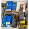 Image 1 : Pallet of Misc. Including - Victron Auto Transformer, UNIWATT Heater UHC1002, R95-121 Socket 8-pin M
