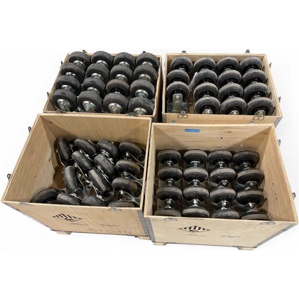 4 Crates of Heavy-Duty Casters