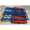 Image 1 : Lot of Pallet Racking Upright Frames and Step Beams - Blue Frames and Orange Beams 2636 Nootka St, V