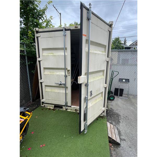 Portable Steel Storage Container (Approx. 7-8 ft)