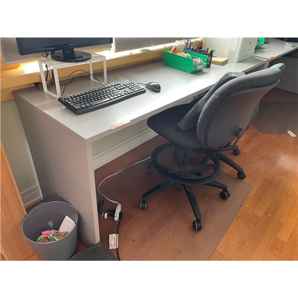 Office Desk + Chair (Contents not included)