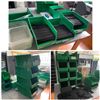 Image 1 : Large Qty Assorted Green Plastic Shelf Bins & Parts Bins with Black Plastic Dividers