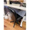 Image 2 : Height-Adjustable Desk on Casters & Office Chair on Casters