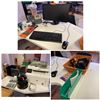 Image 1 : Desk Contents: ViewSonic Monitor, Logitech Keyboard & Mouse, Cisco IP Phone, HP Color LaserJet MFP, 