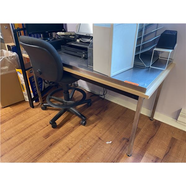 Table + Desk Chair (Contents Not Included)