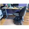 Image 1 : Office Desk + Chair (Contents not included)
