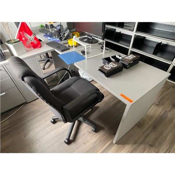 Office Desk + Chair (Contents not included)