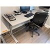 Image 2 : Adjustable Desk + Chair (Contents Not Included)