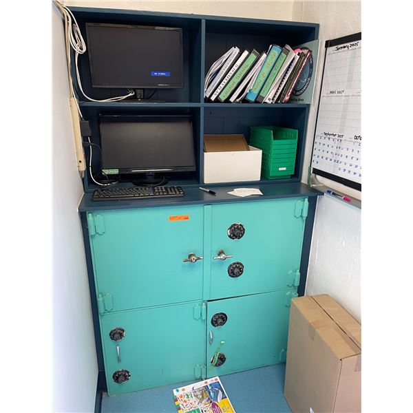 4-Door Combination Lock Steel Safe Cabinet