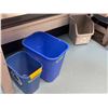 Image 4 : ViewSonic Monitor, Keyboard, Mouse, Honeywell Tower Fan, and Assorted Recycling Bins