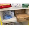 Image 4 : Janitorial Closet Contents including Mop Bucket, Mops, First Aid Kit, Isopropyl Alcohol, Cleaning Su