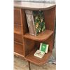 Image 3 : Mid-Century Wooden Shelving Unit with Open Storage