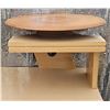 Image 5 : Mid-Century Style Wooden End Tables with Accessories
