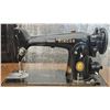 Image 3 : Singer Sewing Machine Model AM341267 in Wood Cabinet With Accessories