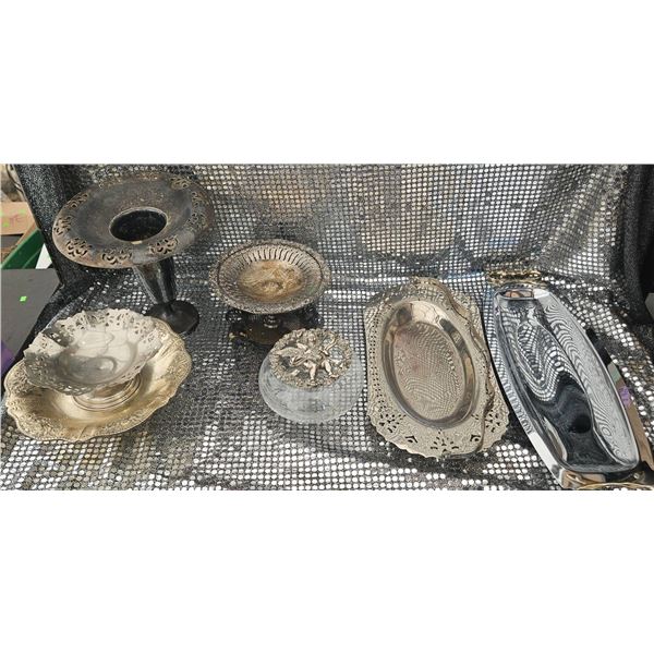 Silver-Plated Decorative and Serving Items