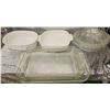 Image 1 : Glass and Ceramic Baking Dishes with Textured Designs