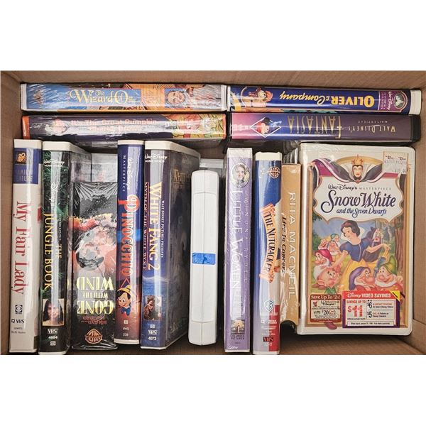 Disney and Classic VHS Tapes